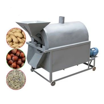 Made in China Rolling Caldron Groundnut Roaster Machine Soybean Roasting Machine