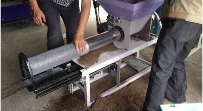 Pakkemaskin for soppvekstpose