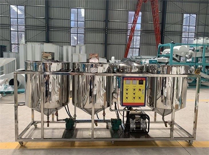 Stainless Steel Edible Oil Refining Machine